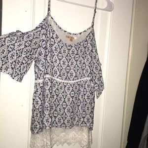 Cold shoulder top